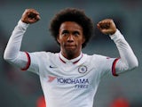 Willian in action for Chelsea on October 2, 2019