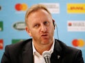 World Rugby Chief Operating Officer and Tournament Director Alan Gilpin during a press conference at the Rugby World Cup on October 10, 2019