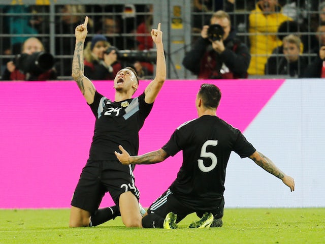 Argentina come from two goals down to earn Germany draw
