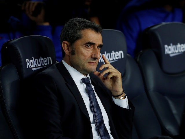 Ernesto Valverde in charge of Barcelona on October 6, 2019