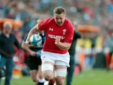 James Davies in action for Wales in June 2018