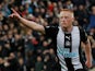 Matty Longstaff celebrates scoring for Newcastle United on October 6, 2019