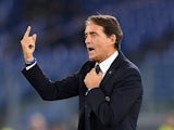 Roberto Mancini in charge of Italy on October 12, 2019