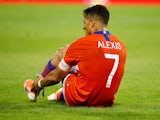 Alexis Sanchez in action for Chile on October 12, 2019