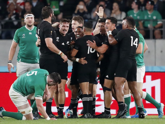 Result: Dominant New Zealand punish Ireland to set up England semi-final