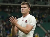 England captain Owen Farrell pictured on October 19, 2019