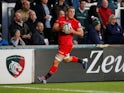 Saracens' Ben Earl scores their third try against Leicester on October 27, 2019