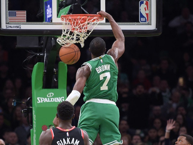 Jaylen Brown scores 25 as Celtics defeat champions Toronto