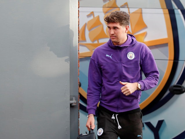 Manchester City defender John Stones pictured on October 19, 2019