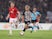 Manchester United's Scott McTominay in action with Partizan Belgrade's Takuma Asamo in the Europa League on October 24, 2019