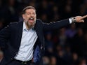 Slaven Bilic pictured in charge of West Bromwich Albion on October 22, 2019