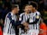 West Bromwich Albion's Matheus Pereira celebrates scoring their second goal against Barnsley on October 22, 2019