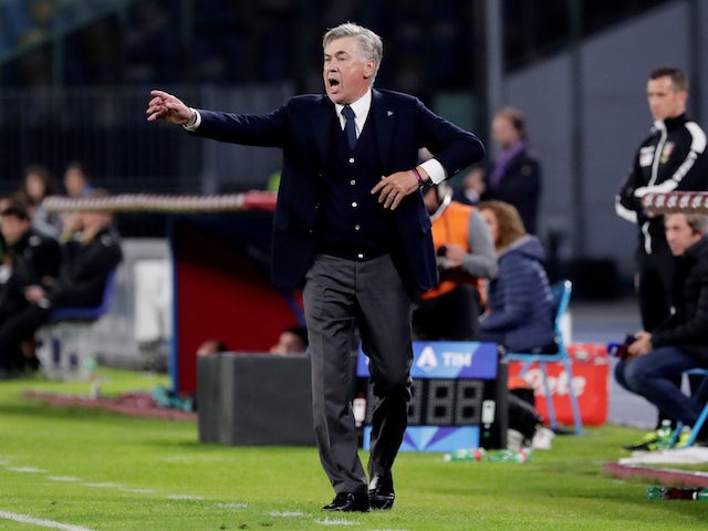 Napoli boss Carlo Ancelotti on October 30, 2019