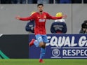 Steaua Bucharest attacker Florinel Coman pictured in November 2017