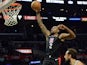 Los Angeles Clippers forward Kawhi Leonard (2) moves in to score a basket against the San Antonio Spurs during the second half at Staples Center on November 1, 2019