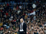 Real Madrid coach Zinedine Zidane pictured on November 2, 2019