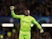 Ajax's Andre Onana celebrates after Quincy Promes scores their first goal on November 5, 2019