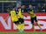 Dortmund's Julian Brandt celebrates scoring their second goal with team mates on November 5, 2019