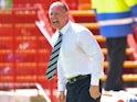 John Hughes in charge of Hibernian in 2010