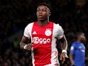 Ajax's Quincy Promes celebrates scoring their second goal against Chelsea on November 5, 2019