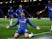 Chelsea's Reece James celebrates scoring their fourth goal with teammates on November 5, 2019