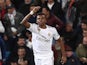 Real Madrid's Rodrygo celebrates scoring their first goal on November 6, 2019