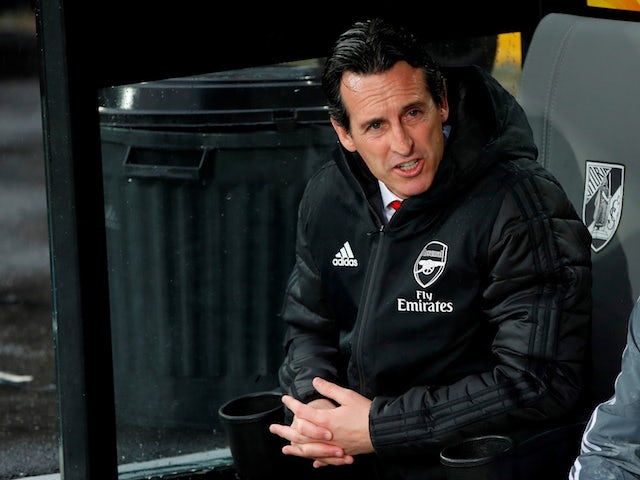 Arsenal manager Unai Emery pictured on November 6, 2019