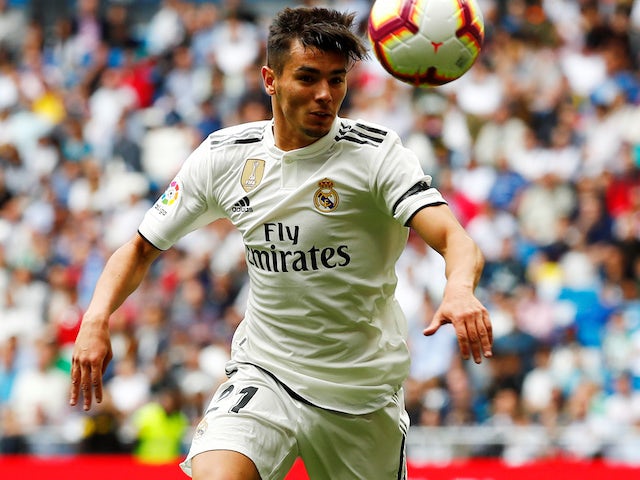 Brahim Diaz in action for Real Madrid on May 19, 2019