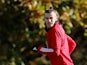 Gareth Bale trains with the Wales squad on November 11, 2019