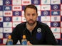 England manager Gareth Southgate during the press conference on November 12, 2019