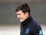 Harry Maguire during England training on November 13, 2019