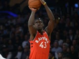 Pascal Siakam in action for the Raptors on November 10, 2019