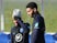 England's Raheem Sterling and Joe Gomez during training on November 13, 2019