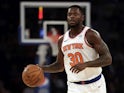New York Knicks forward Julius Randle (30) in action against the Cleveland Cavaliers during the first half at Madison Square Garden on November 19, 2019