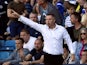 Millwall's manager Neil Harris reacts in September 2019