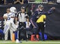 Houston Texans wide receiver DeAndre Hopkins (10) makes a reception for a touchdown as Indianapolis Colts cornerback Pierre Desir (35) defends during the fourth quarter at NRG Stadium on November 22, 2019