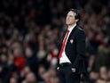 Arsenal manager Unai Emery pictured on November 23, 2019