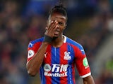 Crystal Palace winger Wilfried Zaha pictured on November 23, 2019