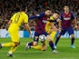 Barcelona's Lionel Messi in action against Borussia Dortmund in the Champions League on November 27, 2019