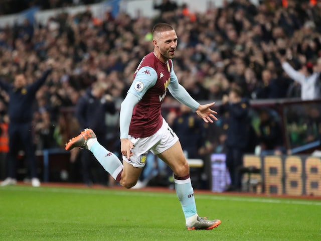 Hourihane facing late fitness test ahead of Villa's cup clash with Liverpool