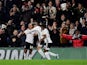 Fulham's Bobby Decordova-Reid celebrates scoring their first goal on November 26, 2019