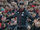 Liverpool manager Jurgen Klopp pictured on November 27, 2019