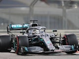 Lewis Hamilton during Abu Dhabi qualifying on November 30, 2019