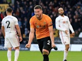 Matt Doherty celebrates equalising for Wolves on December 1, 2019