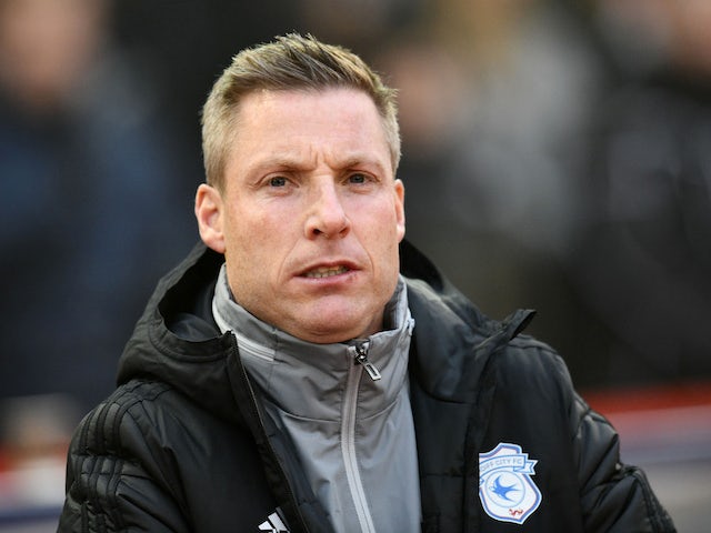 Cardiff City manager Neil Harris on November 30, 2019