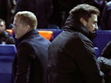 Birmingham City's manager Pep Clotet and Sheffield Wednesday's manager Garry Monk on November 27, 2019