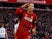 Virgil van Dijk celebrates scoring for Liverpool on November 30, 2019