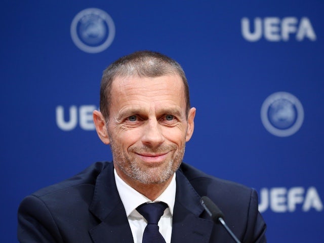 UEFA president Aleksander Ceferin pictured on December 4, 2019