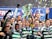 Celtic's Scott Brown celebrates winning the Scottish League Cup Final with teammates on December 8, 2019