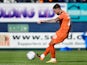 George Moncur in action for Luton Town on May 4, 2019